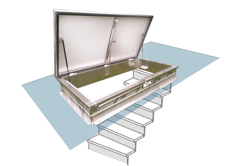 daylight and sun protection - roof acces 2