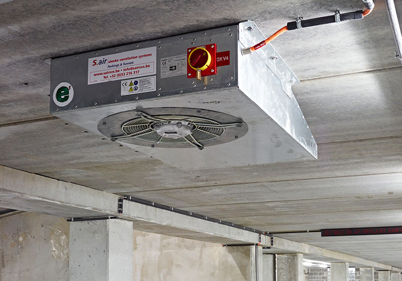 parking and tunnels jet fan system 7