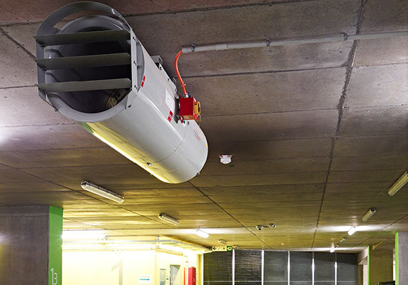 parking and tunnels jet fan system 8