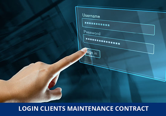 Contrat De Maintenance login Clients 
