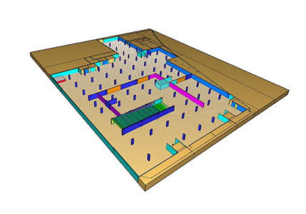 parking and tunnels CFD 3