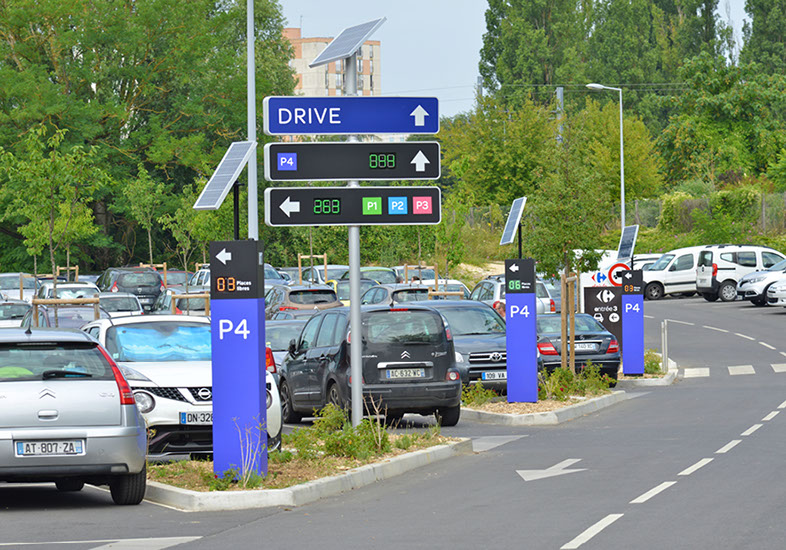 parking guidance - wireless detection - signalisatie met zonneenergie 5